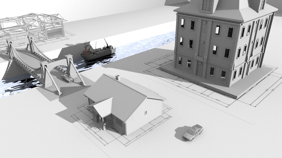 We do realistic renders of all types, ranging from architectural visualisation to visualisation of furnitures and products. Provided you can think it, we can visualise it. 